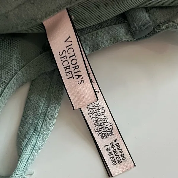 Victorias Secret • Dream Angels Mint Green Lace Sheer Corset Unlined - Image 7