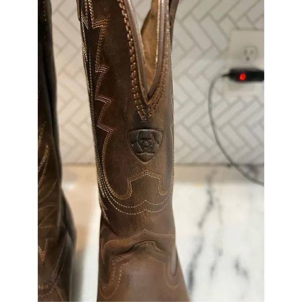 Ariat Womens Heritage R Toe Western Boots - 10001021 Size 10C open box - Image 4