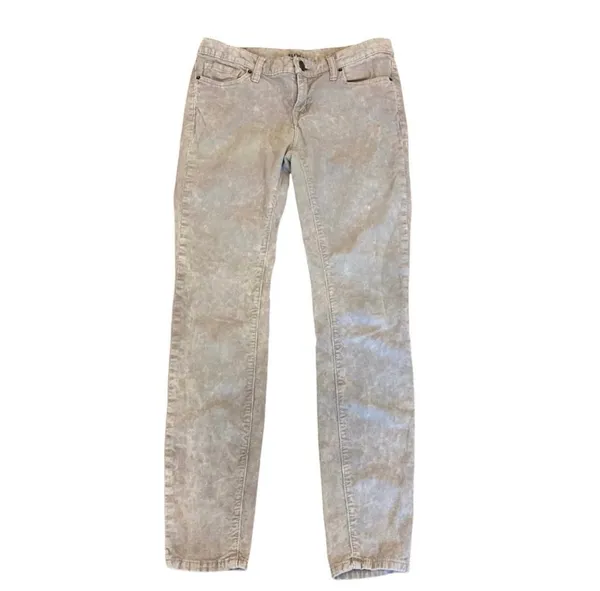 Urban Outfitters Mid Low Rise Cigarette Skinny Ankle Gray Corduroy Pants 27 - Image 4