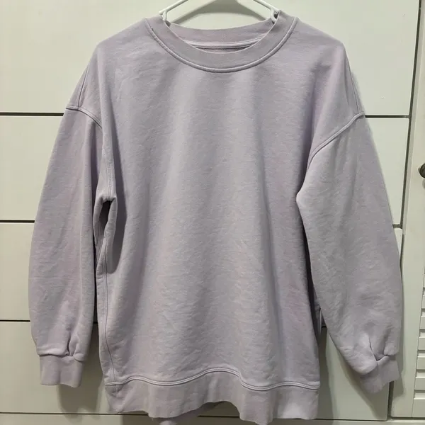 Lululemon Perfectly Oversized Crew Light Lavender - Image 2