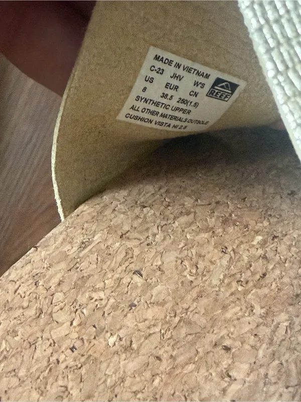 Reef Cushion Vista Platform Gold Metallic Costal Slide Sandal 8 - Image 6