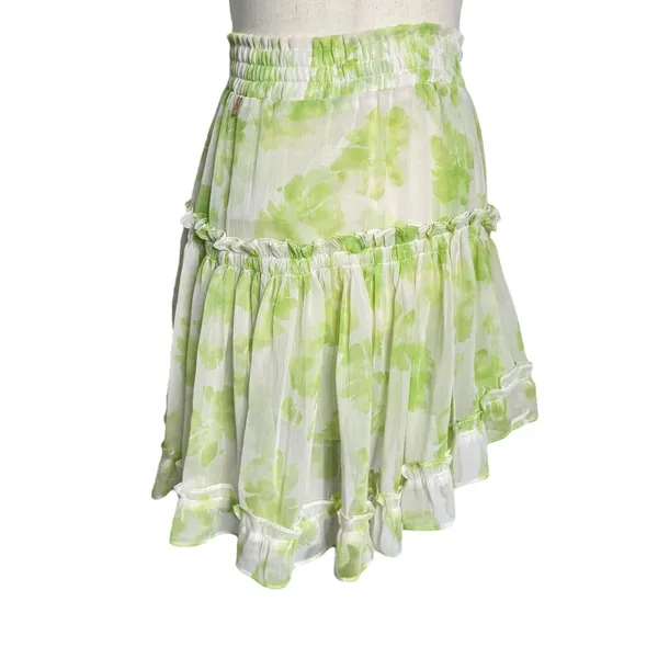 MISA Los Angeles Marion Skirt‎ Honeydew Blossom - Image 7