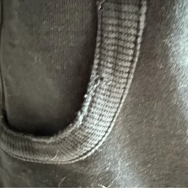 LULULEMON‎ Full Zip Scuba Hoodie Hooded Jacket Heavy Black size 6 - Image 5