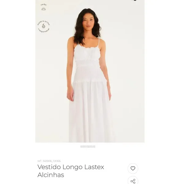 NWOT FARM RIO Cotton Sleeveless Rushed Bodice Midi Dress White Sundress Size S - Image 4