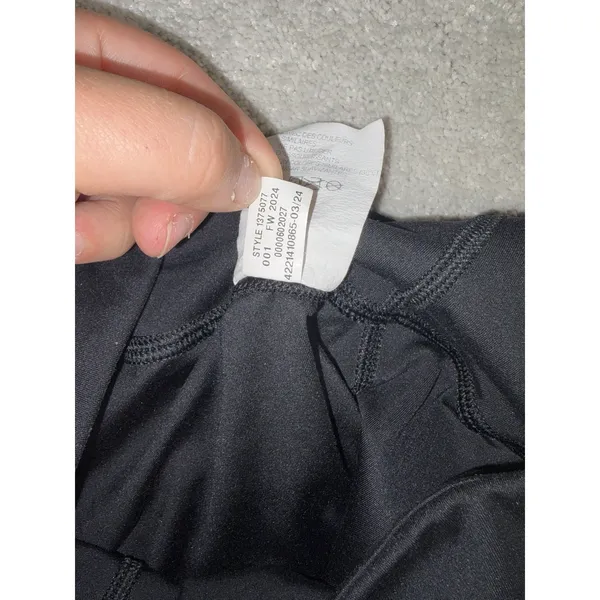 under armour black fitted womens joggers sweatpants xs - Image 7