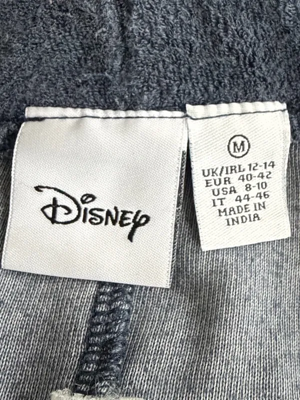Disney Navy Terry Athletic Shorts with Light Gray Trim - Image 4