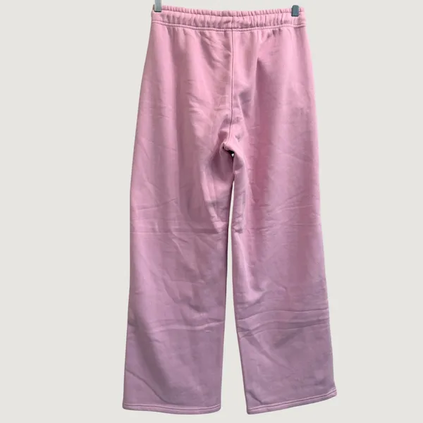 Gap Relaxed Straight-Leg Sweatpants in Pure Pink Fleece Size Small Lounge- NWT - Image 4