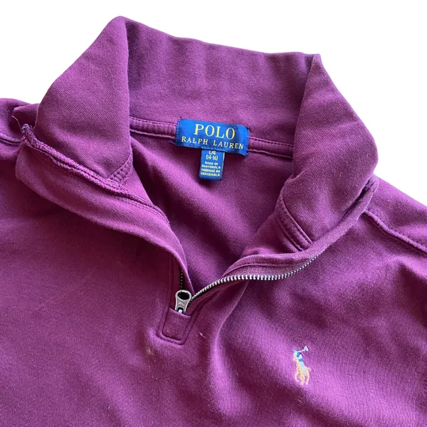 Polo Burgundy Quarter Zip along Sleeve 🔥 - Image 4