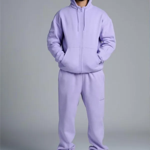 Comfrt Women's Purple Joggers-tracksuits - Image 5