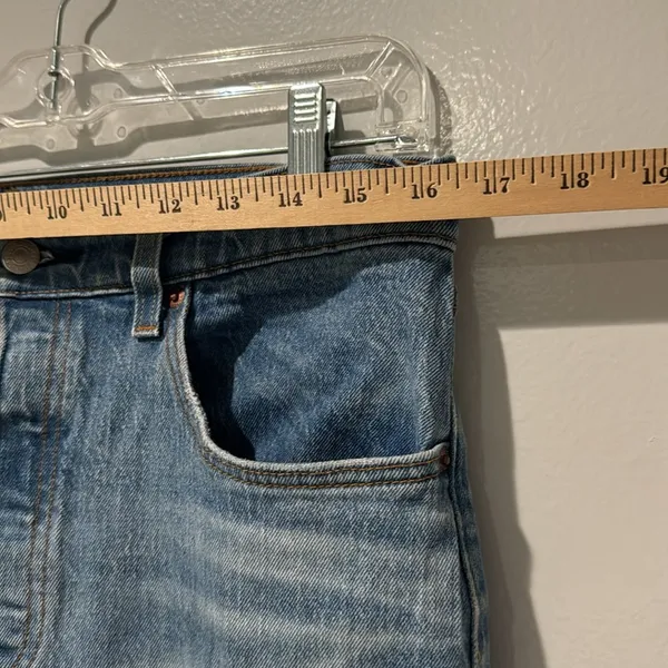Levi's 501 Original Fit Stretch Women’s Jeans Straight Fit High Rise button Fly - Image 11
