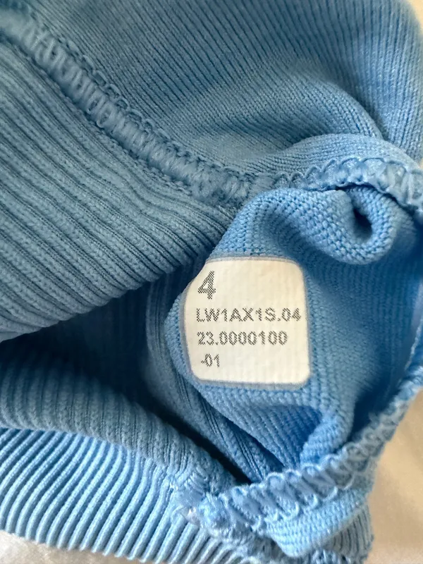 Lululemon Ebb To Street Tank Top Racerback Blue - Image 5