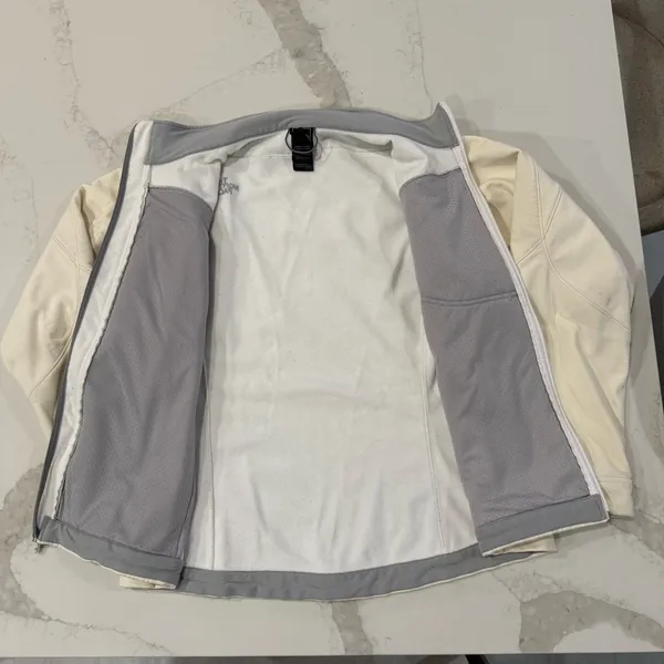 The North Face Apex Bionic Jacket Women’s Large White Dune Windproof Softshell - Image 5