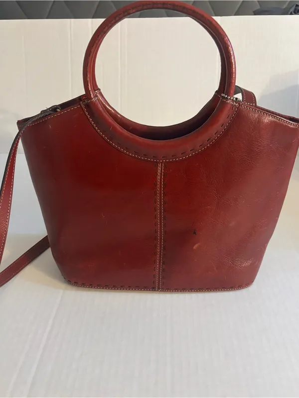 Fossil Top-Handle Leather Bag - Image 5