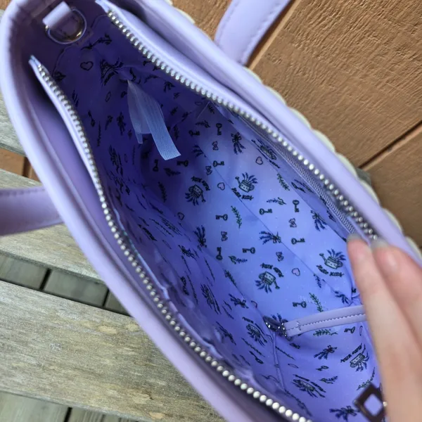 Boxlunch Exclusive Hello Kitty Purple Lilac Pastel Shoulder Bag - Image 9