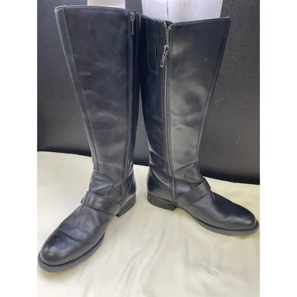 Born Women's Black Leather Riding Boot/ Shoes Size 7.5 SKU 5693 - Image 4