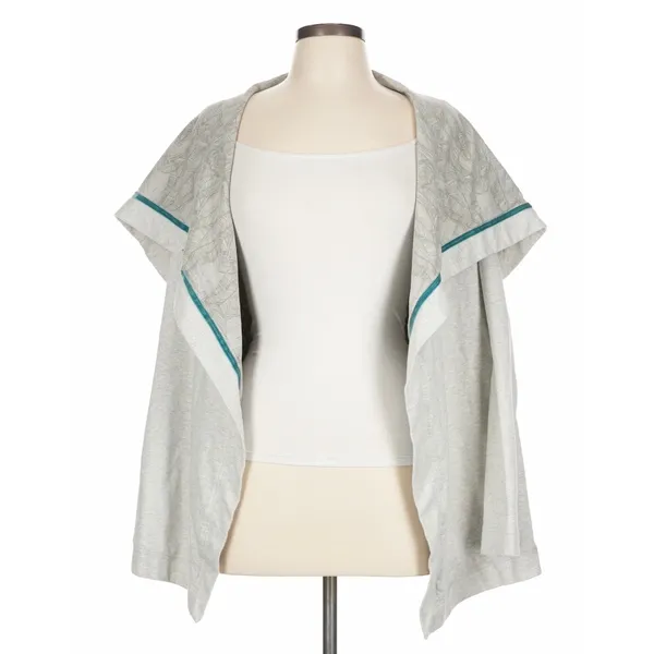Lululemon Savasana Wrap sweatshirt jacket Large grey pencil sketch - Image 2