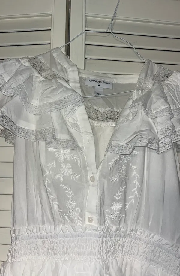 Loveshack Liv Cotton Ruffled Dress - Image 5