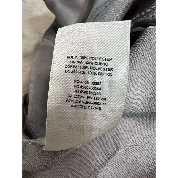 Wilfred Women's Sleeveless Jumpsuit Size 8 Gray V-Neck Waist Tie Casual - Image 11