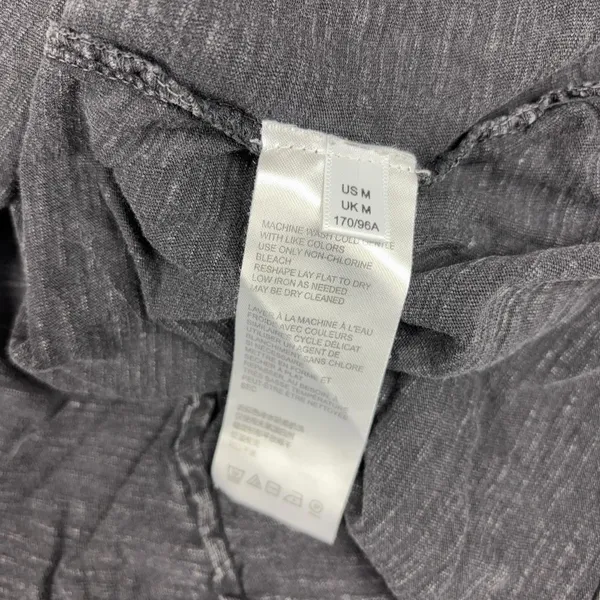 Anthropologie Pilcro Tank Top Womens Medium Gray Crew Neck Sleeveless Knit - Image 5