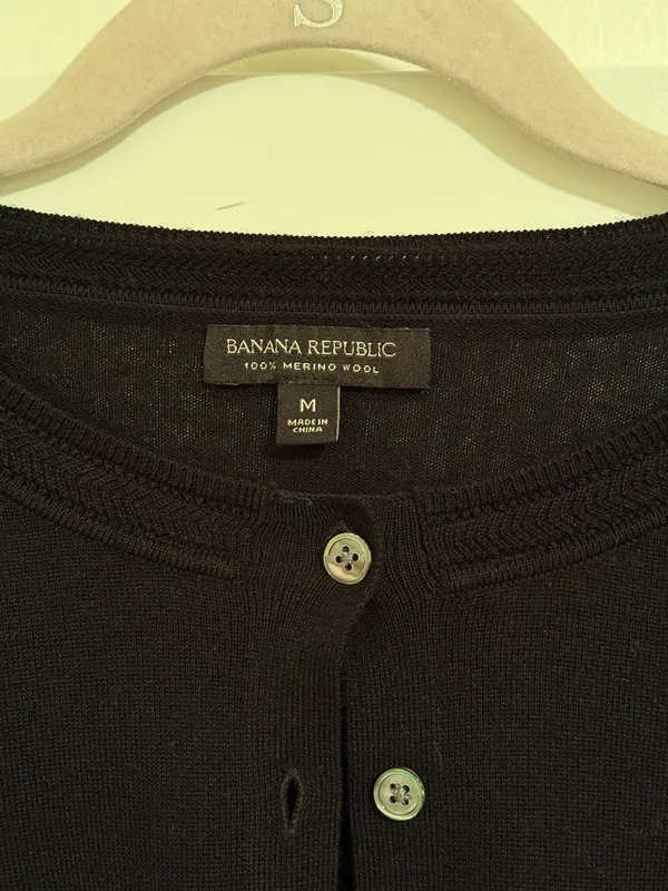 Banana Republic Black Cardigan - Image 2