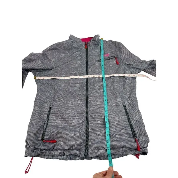 New Balance water repellent full zipper gray jacket - Image 7