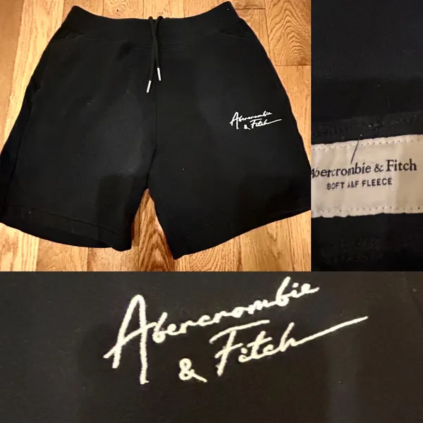 Abercrombie & Fitch Men’s Signature Core Sweat Shorts - Black - Size XS - Image 3