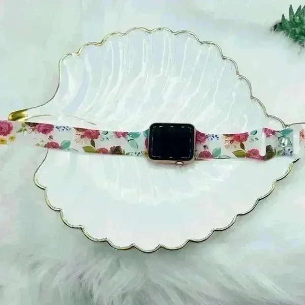 Floral Design Apple Watch Bands 42mm 44mm 45mm 49mm - Image 6