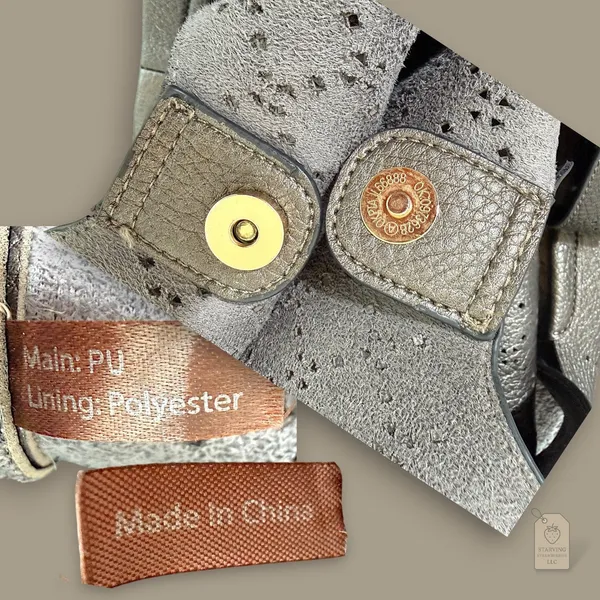 Montana West Silver Hobo Bag & Wallet Set | Perforated Shoulder Bag - Image 5