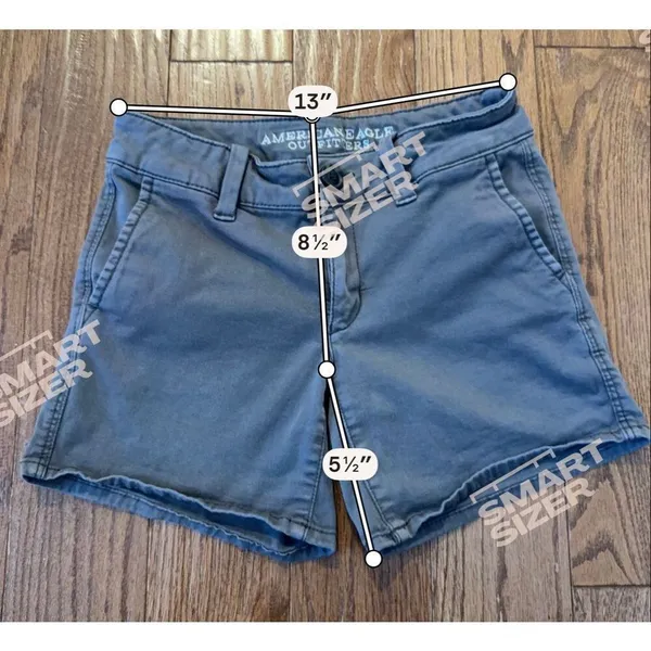 American Eagle Midi chino short size 4 blue - Image 3