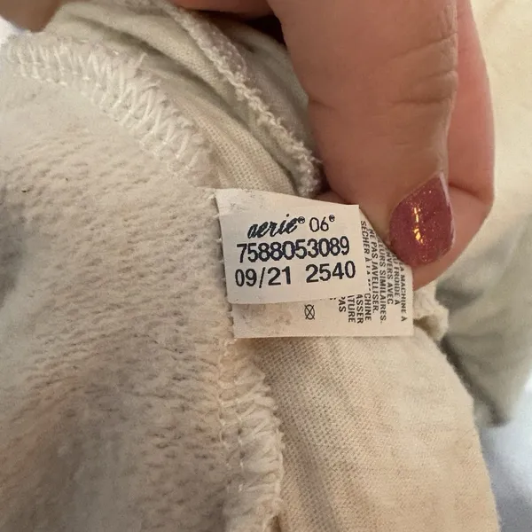 Aerie Colorado Sweatshirt XL Women’s Embroidered Mock Neck Pullover Pocket - Image 6