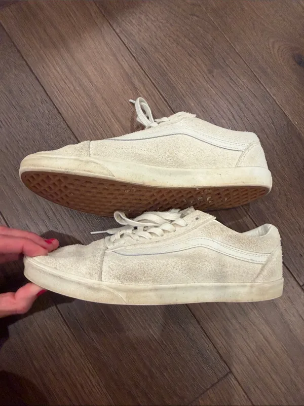 Vans-Old Skool Low Cream Woven l Sneaker US Women’s Size 9 Mens 7.5 - C72-002 - Image 5