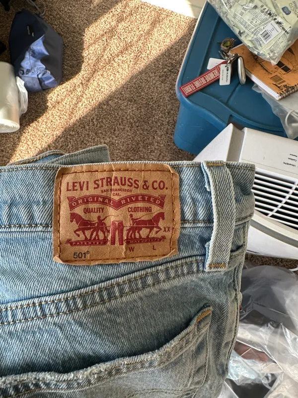 Levi's 501 Shorts - Image 3