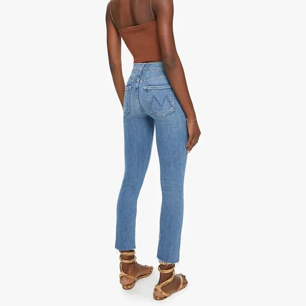 Mother Jeans The Mid Rise Dazzler Ankle Fray - Image 3
