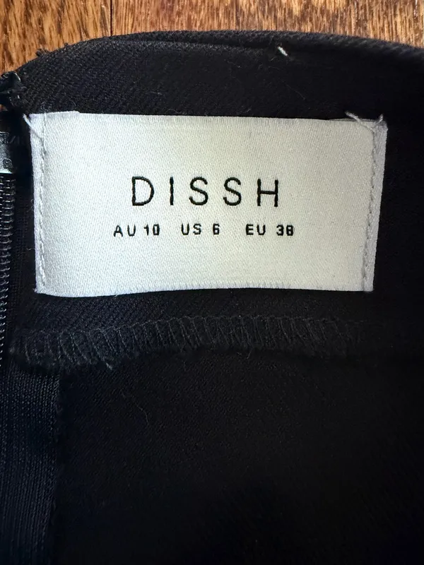 DISSH Bruna Black Pleated Mini Skirt Wool Blend Box Pleat Size US 6 AU 10 - Image 5