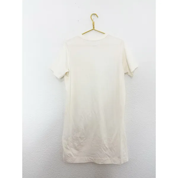 Everlane The Organic Cotton Weekend Tee Dress Size Medium Cream Lightweight - Image 14