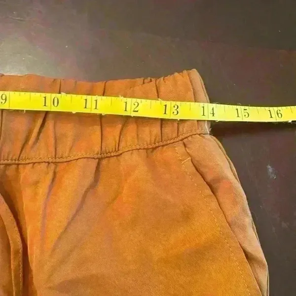 Banana Republic Tencel Cargo Jogger Pant Deep Camel XS Comfy Soft‎ Relaxed - Image 10