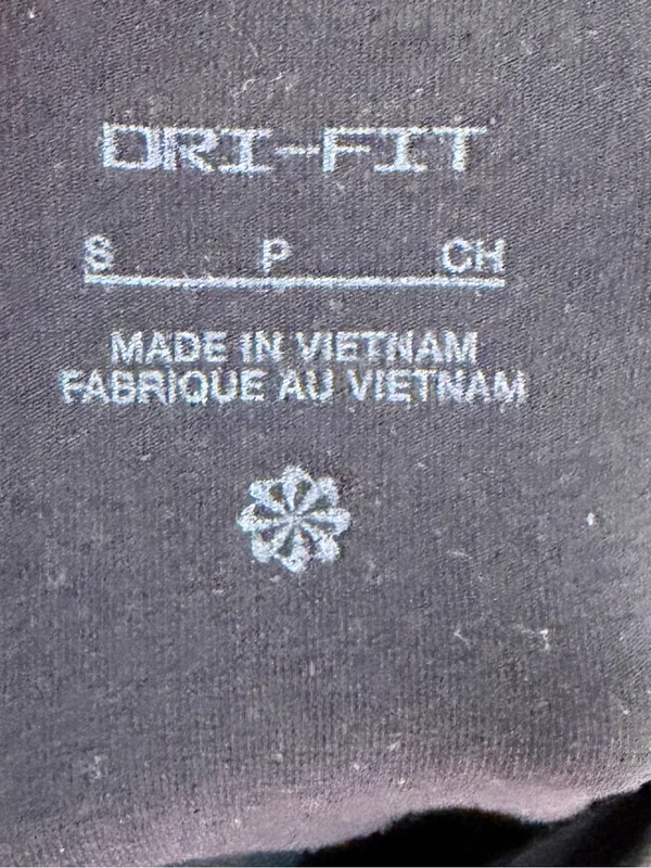 Nike Dri-Fit Black Cropped T-Shirt - Image 4