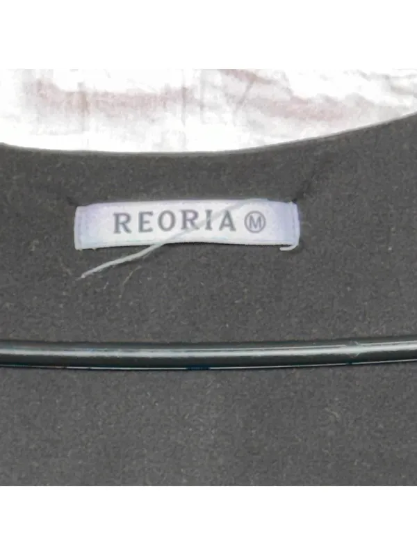 REORIA Medium Black Long Sleeve Bodysuit - Image 4