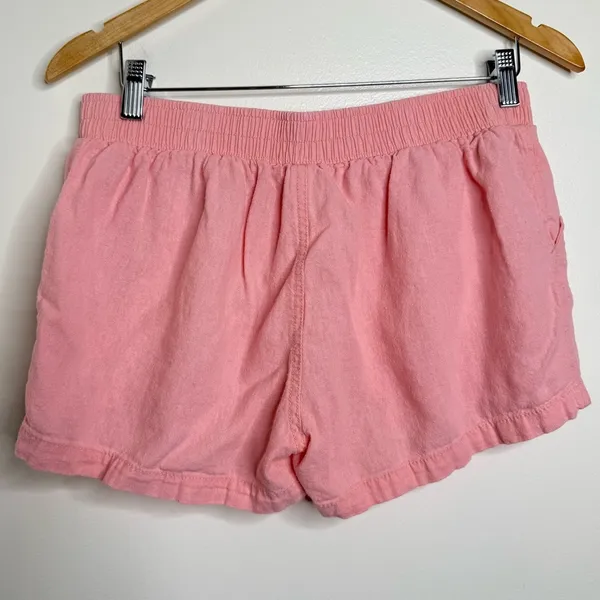 Old Navy Linen Blend Casual Pull On Shorts women’s size small 2.5” inseam Pastel - Image 3