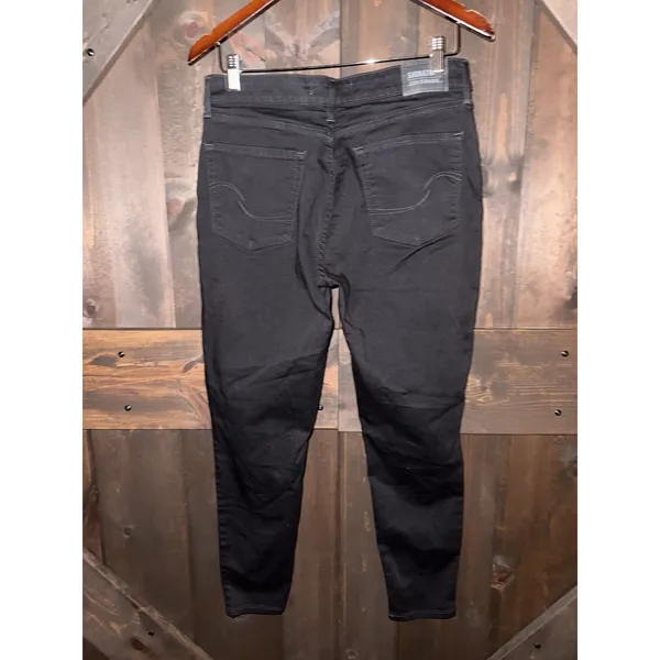 Signature Levi Strauss Jeans Women's 10 Short Black‎ Mid-Rise Skinny 30x28 - Image 3