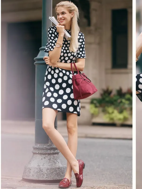 Anthropologie NWT The Nina Short-Sleeve Mock-Neck Mod Sweater Mini Dress - Image 4