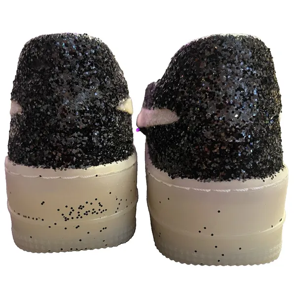 Nike Air Force 1 Sage Low LX Custom Glitter Violet Mist AR5409 500 Women's 10 - Image 4
