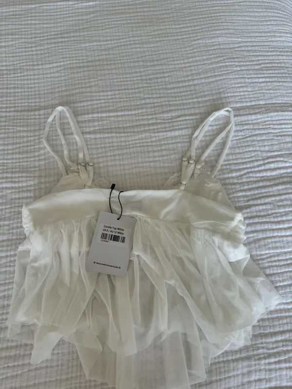 Princess Polly White Tank Top - Image 5