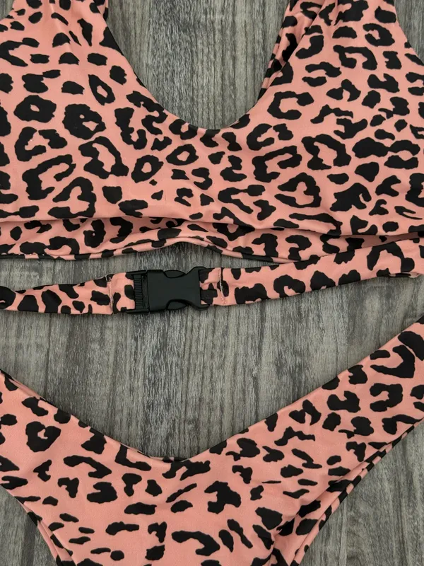 Zaful Cheetah Bikini Set - Image 4