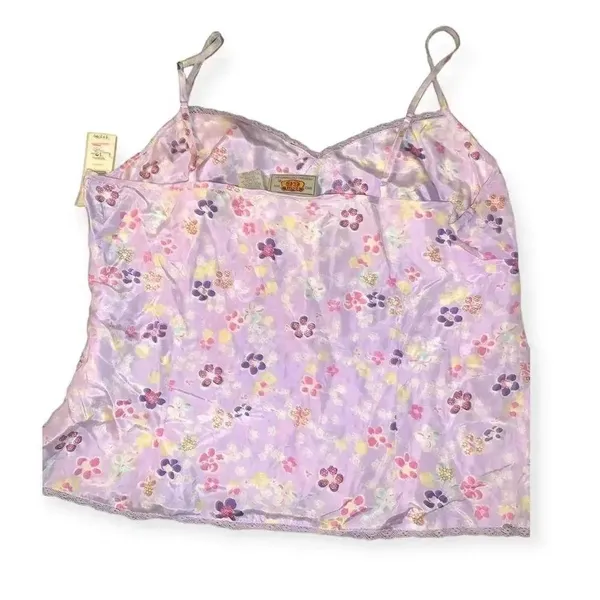 Y2K Pastel Floral silk Top - Image 4
