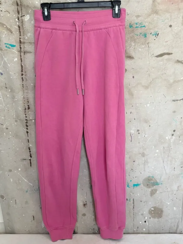 Lululemon Scuba High-Rise French Terry Jogger Fleece, Pink Blossom - Image 2
