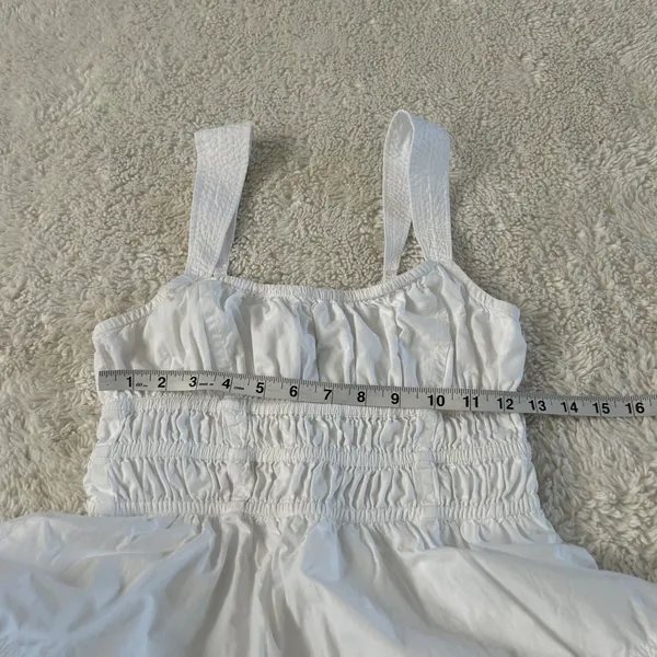 Sunday Best Aritzia White Poplin Dress Sz S Cottage Core Soft Girl Tomato Ballet - Image 4