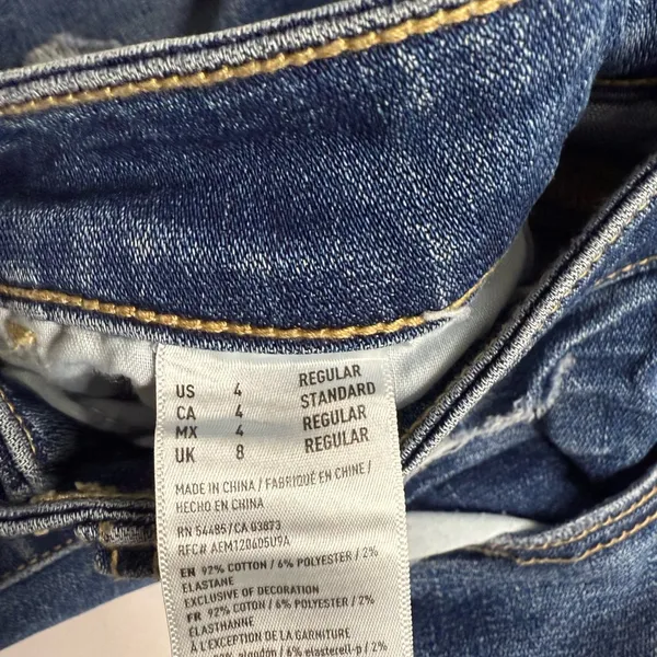American Eagle Outfitters Women's Skinny Jeans - Blue - Image 8