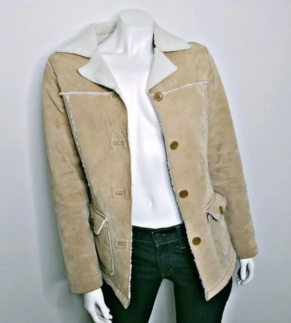 TILT Leather and Faux Shearling Sherpa Coat - Image 8