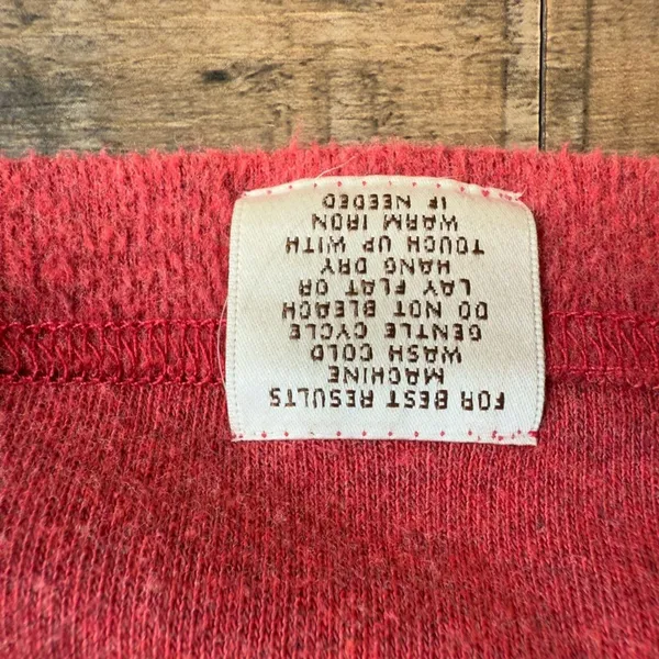 PETER MILLAR RED ZIP UP FLEECE SWEATER FOX PATCH SIZE MEDIUM - Image 8